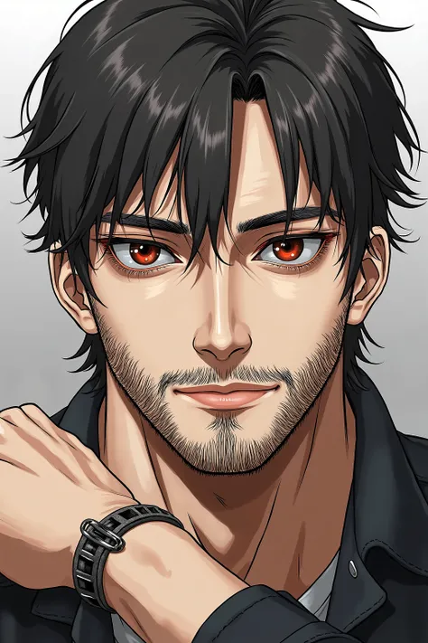 🌟:Meisterwerk, detailed anime portrait, focusing on facial expression and emotional depth.
🌌:neutraler, slightly blurred background, that completely reveals attention directed to the face, sanftes, diffuse light accentuates facial features.
😈:ein schlanker...