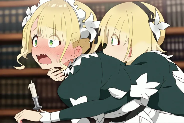 masterpiece, the best quality, extremely high resolution, muy estético, general, BREAK
A girl is walking while carrying an extinguished candlestick. She trips and throws the candlestick away. She looks surprised. BREAK
Ellie Walker, blond hair, 1girl, gree...