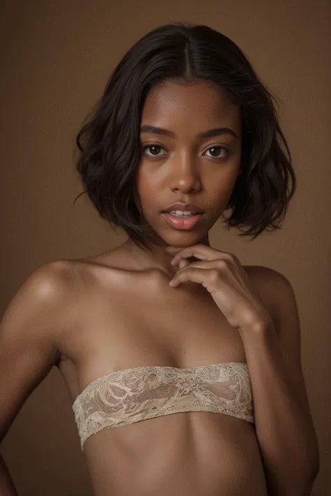 antqgldnCE style, nsfw,
Adult,
Photorealism,
((A scene from a live-action movie)),
Incredibly detailed,
19th century photo, antique photo, sepia toned photo, natural smile, her name, her price, photo date,
The Wandering African Whore of the west, very dar...