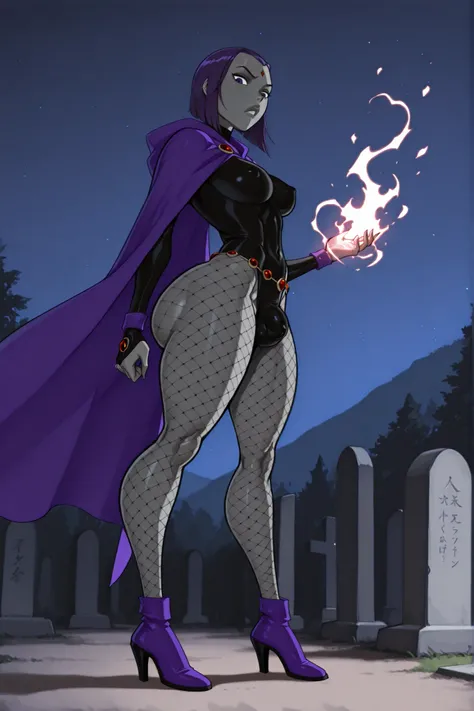 IllusP0s,1girl,raventt,andou hiroyuki style, (side bellow view),standing up strait, long body,(masterpiece,best quality,ultra_detailed,highres,absurdres:1.2,amazing quality,very aesthetic),source_anime,rating_explicit, long legs, thick thighs, (fishnet_pan...