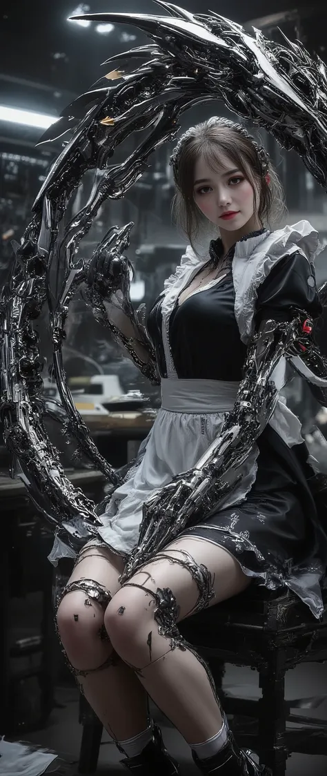 ( 32K High Resolution, Photorealistic, Highest Quality, masterpiece, ultra high res), monochrome, Black and White, mysterious肖像画, highly detailed skin and face textures, perfect dynamic composition, professional camera work, Ultra High Accuracy, Black and ...