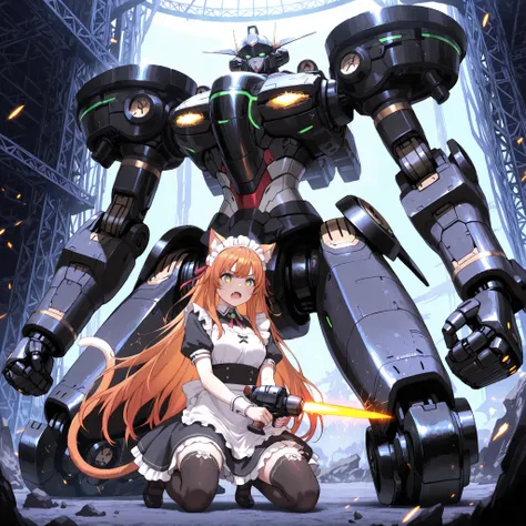 best quality, amazing quality, masterpiece, absurdres, ultra detailed, High Quality, High Resolution, High Definition, detailed eyes, anime eyes, high detail eyes, multicolored iris, detailed iris, kanade-default, 1girl, solo, green eyes, orange hair, long...