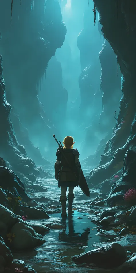 Elden Ring,Dark World,Blonde,link,1man,legend of zelda,,very beautiful,Action,dynamic,live-action,realistic,greatest masterpiece,safe content