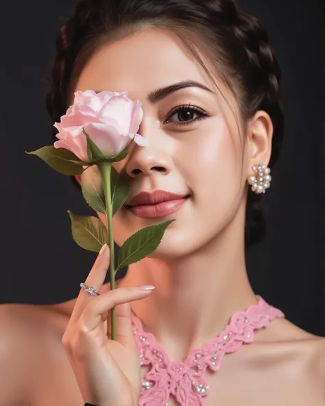 masterpiece, high quality,looking at the camera、(Standing sideways、Distant photo showing the whole body、poses that highlight buttocks)、 Beauty , Height, Pale eyes with sparkles , beautiful breasts, Standing sideways like a model、 beautiful and d...