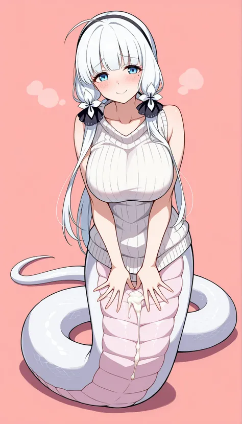 (Fraction_9, Fraction_8_Up, Fraction_7_Up), ( masterpiece after sex), ( best quality ),( with five fingers), simple background ,
1 girl ,illustrious, -Skin 7 , white sleeveless sweater , big boobs , collarbone, Outstanding , blue eyes, Hair a...