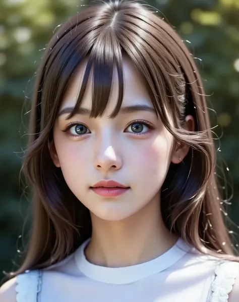 Casual Outfit,With high school girls:large double eyelids:mascara:Smile Yang:I'm wearing transparent white lace off-the-shoulder