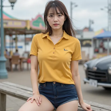 『1 Japanese woman:1.3』『raw photo:1.3』Highest Quality:1.2、normal woman not beautiful、Country-smelling 、(Saggy Chest、narrow waist:1.2))、((35 year old woman))、without makeup『20 year old Japanese adult woman:1.2』、(((anatomically correct、perfect anatomy、anatomi...