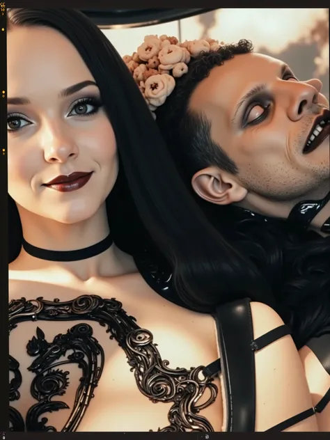 Darkened the background for contrast and make this metallic entity look far more complex and intricate looking. Make the robotic beings look more strange and dangerous. Ultra-realistic, photo-realistic, ultra-detailed, physically-based rendering, professi...