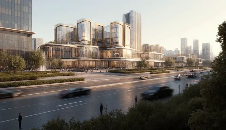 a row of opulent mansions, beautiful gardens, detailed architecture, ornate facades, manicured hedges, lush flower beds, stone fountains, cobblestone pathways, impeccably landscaped, golden gates, elegant entryways, towering columns, stained glass windows,...