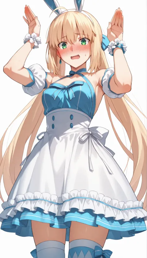 (from below),cowboy shot,high resolution, masterpiece, Necessary, detail, best Quality, Quality, Necessary, details, High details, accurate,UFOTABLE style , ufotable anime,SCaster2, Kastoria , source_anime, score_9, score_8_up, score_7_up, Sum2_wrist_cuffs...