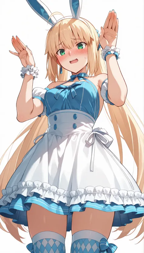 (from below),cowboy shot,high resolution, masterpiece, Necessary, detail, best Quality, Quality, Necessary, details, High details, accurate,UFOTABLE style , ufotable anime,SCaster2, Kastoria , source_anime, score_9, score_8_up, score_7_up, Sum2_wrist_cuffs...