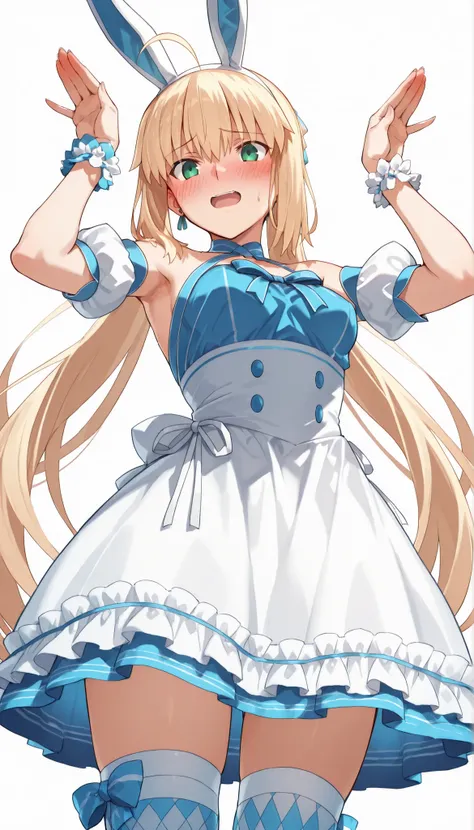 (from below),cowboy shot,high resolution, masterpiece, Necessary, detail, best Quality, Quality, Necessary, details, High details, accurate,UFOTABLE style , ufotable anime,SCaster2, Kastoria , source_anime, score_9, score_8_up, score_7_up, Sum2_wrist_cuffs...