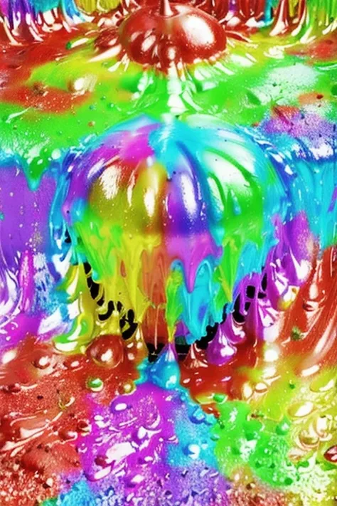 [yayoi_mix-v2.5] Slimy paint monster (Rainbow) 2025/09/24 L1