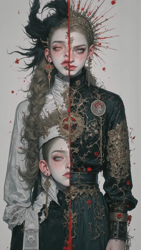 「Double Identity」、
The life of a person with two roles、The same person who is simple and striking、the same person who is calm and cool、the same person who is kind and scary、