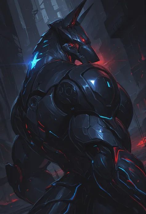 score_9, score_8_up, score_7_up, score_6_up, score_5_up, score_4_up, gigerworld, anthro jackal, heavy armor under the jacket, bulky, wide chest, monstrous
cybrog, anthro, jackal, male, Muscle, Delicate face, Delicate eyes, 1 big tail, (glowing LED), rubber...