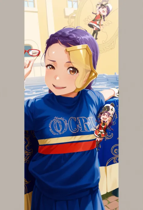 score_9, score_8_up, score_7_up, source_anime, solo, 1girl, looking at viewer, absurdres,highres,masterpiece,best quality,amazing quality, ultra detailed anime style, anime coloring, shiny skin, perfect eyes,detail1eye,well-defined fingers, AoiIzumizawa, b...