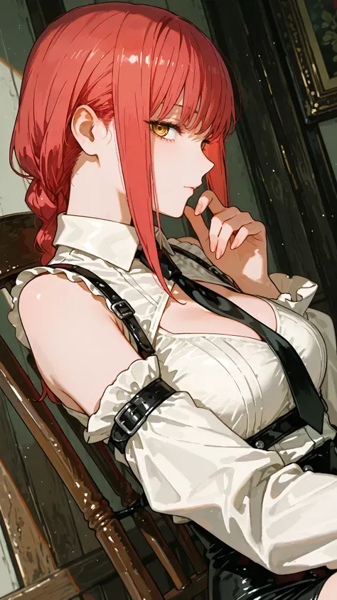 青ネギの魔人を面接するマキマ