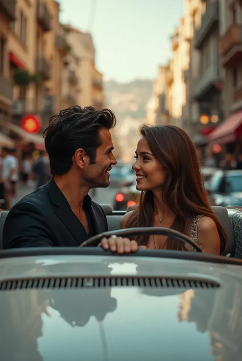 Enjoyment in car front seat