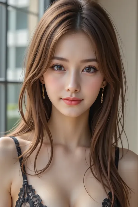 1girl, long hair, bungs, off shoulder, from side, full body, Seductive pose, open mouth, Has a captivating look