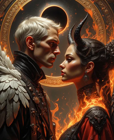 (masterpiece),(Highest quality),(Super detailed),(Ultra-high resolution) , (Best illustrations), 32k, an ancient luxurious temple,dynamic lights, shiny, glitter
Done in a balanced and vivid impressionist style symbolizing harmony of opposites ((and the sea...