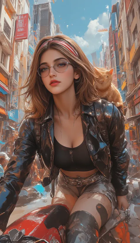 High Quality Masterpiece: 1.2) Masterpiece: Smooth textures, Proportional anatomy, Graceful body parts, Beautiful details, Sharp details. (High Quality Masterpiece: 1.2) Beautiful young woman (Miss Universe level) (Very active pose) Panorama, Beautiful you...