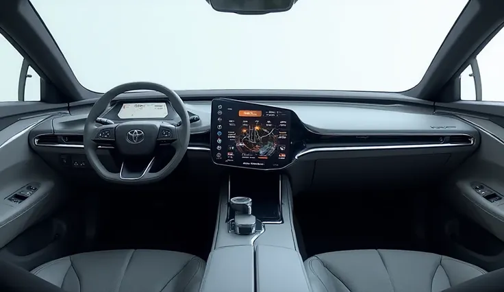 Create an image of the (2026 Toyota Iegender)  dashbord