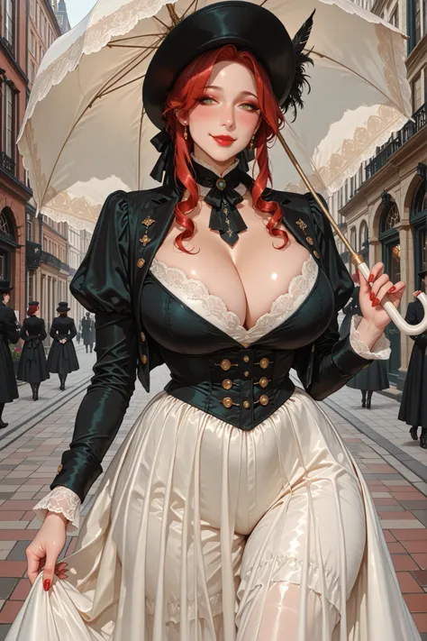 score_9, score_8_up, score_7_up, score_6_up, score_5_up, score_4_up, Label 1, Label2, quality_masterpiece, Anatomically correct, beautiful face, red hair, perfect face, Beautiful and highly detailed face and gold eyes, sexy milf Attractive face , Milf Deta...