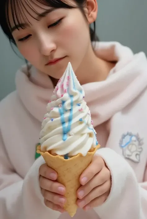 App per mangiare gelato morbido（Ho provato a modificare il modo di mangiare）