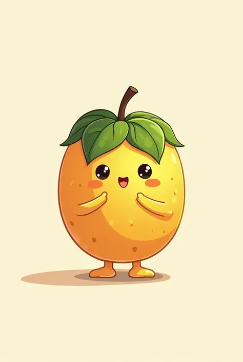 Finalized mascot of Shatian pomelo, full body character sheet, front view, side view, back view, turnaround design, cel shading, clean vector lines, warm yellow rind with green leaf cap, Zhuang embroidery sash detail, avoid watermark, avoid text, avoid ext...