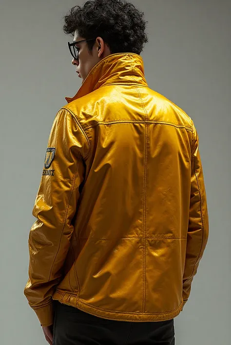 Design me a jacket of bac sciences with the gold color