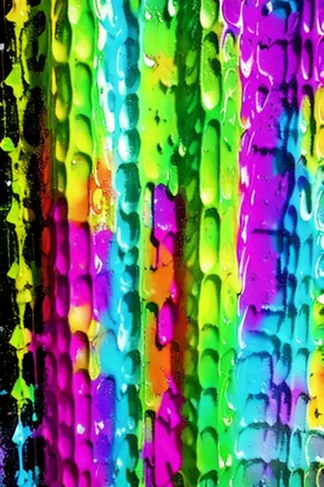 [Base:yayoi_mix-v2.5] Slimy paint monster (Rainbow) 2025/09/27-A L1