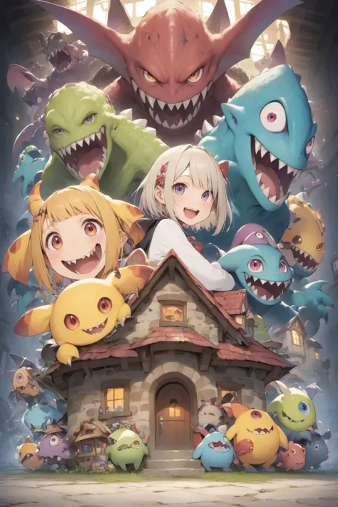 モンスターハウスの仲間たちSDXL v1.0