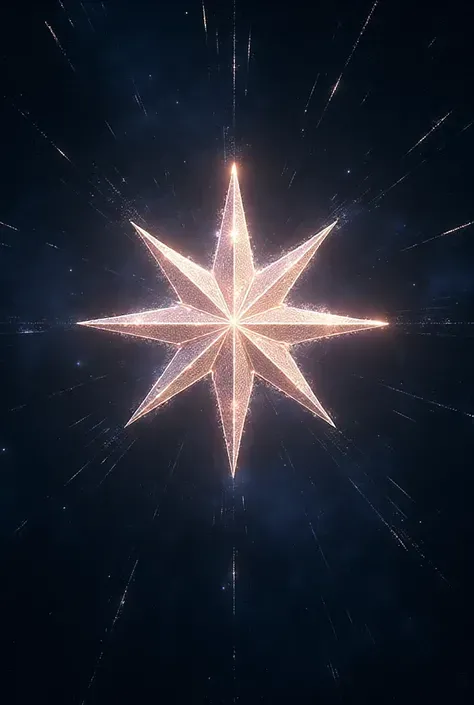 five-pointed star　starry sky