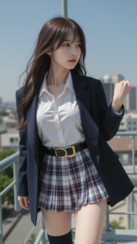 masterpiece,  Highest Quality ,  illustration,  非常にdetails,  details,  high resolution, 8k,Wallpaper,  perfect dynamic configuration for the camera,(Here it is Wobble High Quality,  Realistic Eye Description :1.3),  high school classroom 、Women's College U...