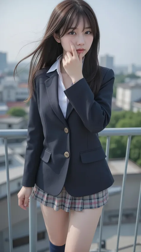 masterpiece,  Highest Quality ,  illustration,  非常にdetails,  details,  high resolution, 8k,Wallpaper,  perfect dynamic configuration for the camera,(Here it is Wobble High Quality,  Realistic Eye Description :1.3),  high school classroom 、Women's College U...