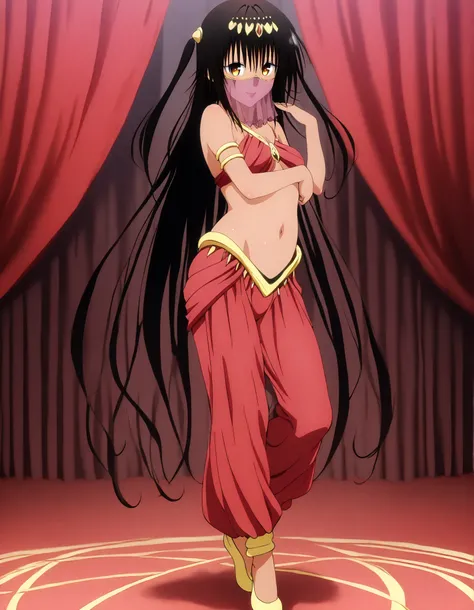 (1girl:1 . 5) , (Seul:1 . 5) , score_9 , score_8_haut , score_7_haut , source_anime , Official work  , ultra-detailed , masterpiece , best quality , high resolution , beaux yeux , detailed eyes , Detailed face , beautiful detailed eyes,dark skin, black hai...