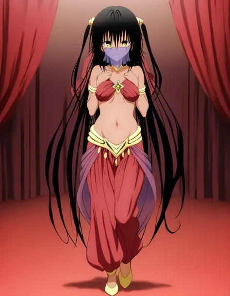 (1girl:1 . 5) , (Seul:1 . 5) , score_9 , score_8_haut , score_7_haut , source_anime , Official work  , ultra-detailed , masterpiece , best quality , high resolution , beaux yeux , detailed eyes , Detailed face , beautiful detailed eyes,dark skin, black hai...