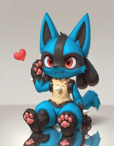 slvrfxstyleil,, silverfox5213, (solo:1.3),
canid, canine, generation_4_pokemon, lucario,
digital_media_(artwork), digital_painting_(artwork), painting_(artwork),
3_toes, ambiguous_gender, anthro, blue_body, blue_fur, chibi, daww, detailed_background, eye_...