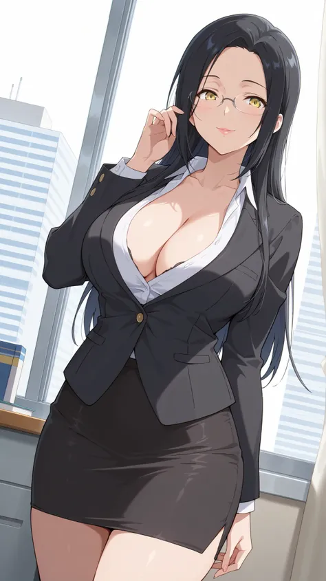 ((A-1 Pictures, Satelight)) masterpiece , best quality , highly detailed , ultra high res , Score_9, Score_8_up, Score_7_up, perfect anatomy, detailed fingers, detailed eyes, cowboy shot, dutch angle, focus on face, masterpiece, detailed anime, Sharp Focus...