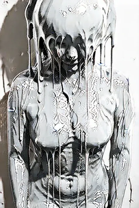 [Base:yayoi_mix-v2.5] Slimy paint monster (White) 2025/09/27 L1