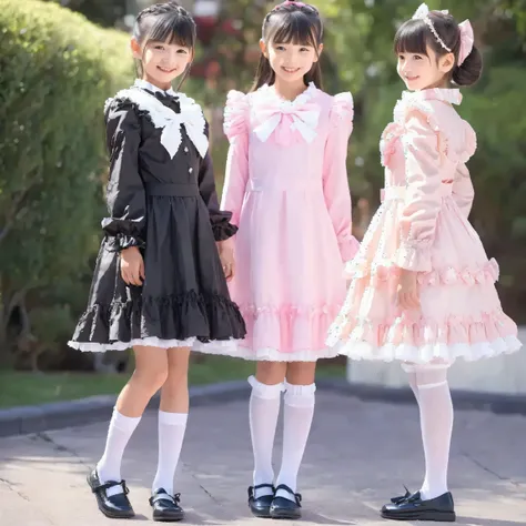 ((  Distant Scenery,full body,standing:1.2)),Highest Quality, masterpiece, highest resolution, Artwork, super それにget used to it, many get used to it, get used to it, それにget used to it, 3k photos,,Three noble women sit indoors across the street,. ((10 year ...