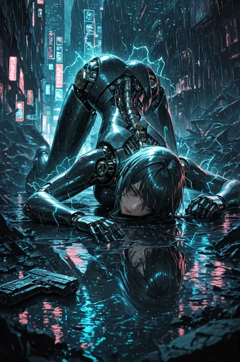 ANDROID,CyberpunkDetails,8K解像度【High quality】ultra high res【masterpiece】highly detailed【extremely detailed】hyper-realistic textures【best quality】【with precise and delicate drawing】【dynamic lighting】【Super Detail】【Super beautiful】【high resolution】【 beautiful...