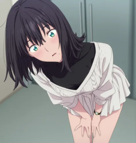 masterpiece, best quality, amazing quality, highres, absurdres, very aesthetic, high resolution, ultra detailed, perfect details, ufotable style, 1girl, solo, indoors, , (detailed background:1.2),from above, (long sidelocks), ,, ((medium hair, flipped hair...