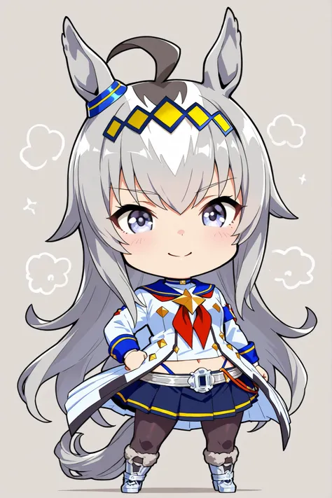 Horse Musume Small Breasts Oguri Cap \(Uma Musume\), chibi,