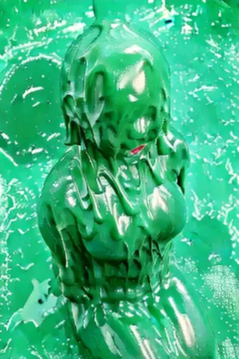 [Base:yayoi_mix-v2.5] Melting slimy monster (Viridian) 2025/09/27 L2