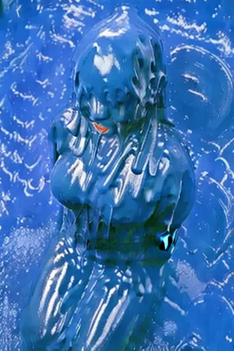 [Base:yayoi_mix-v2.5] Muddy slimy monster (Blue) 2025/09/27 L2