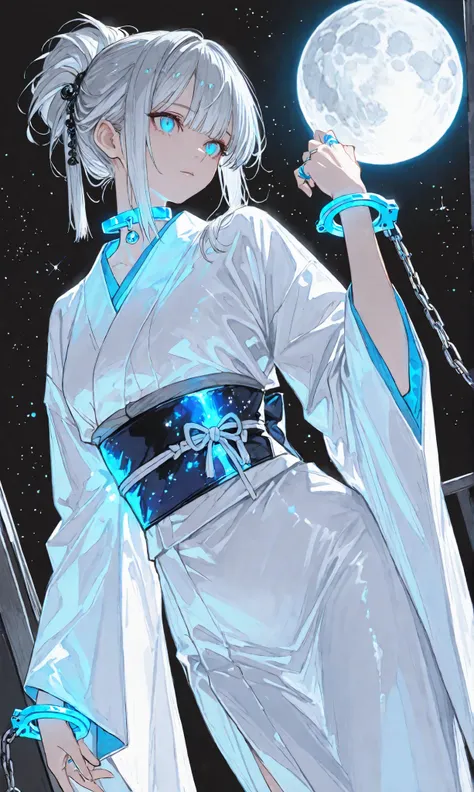 masterpiece, 最High Quality, Swiss Up,Sakimi Style, ダークGothic, High Quality, Character Focus , Minimalist, Standing Next to a Ring、leaning their hands to the side at the quarantine facility, princess cut, Pose , dynamic angle, Yanフォーカスがヒット, watch viewers, b...