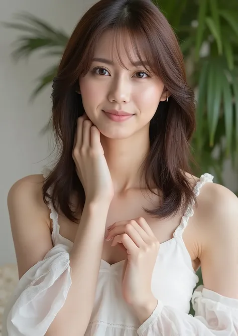 Actress photo book poses、taken by a professional photographer