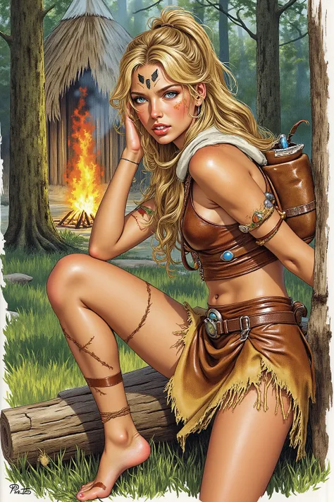 Teen,Teen Girl,itacomic1 illustration,Daria,C4STL3V4NI4,Girl,
💋 : Kaelia – Die Wilde Blume
🌟 : Comicstyle, 4K, Don Lawrence Style, inspiriert von Comics der 80er und Amazonengeschichten, hochdetailliert, klare Linien, lebendige Farben, verschiedene Perspe...