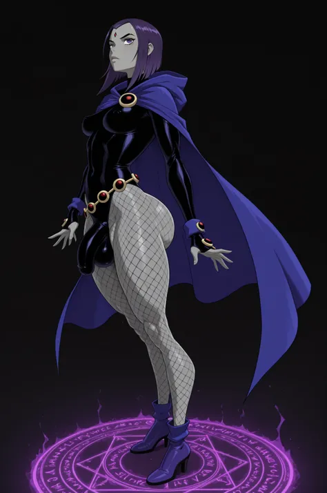 (side angle above view:1.6),(standing in magic circle), solo,Stable_Yogis_Anatomy_Negatives_V1,(legs_far_apart),thick flaccid penis bulge, large testicle bulge under penis bulge, flaccid covered penis,1girl,IllusN3g,(masterpiece,best quality,ultra_detailed...